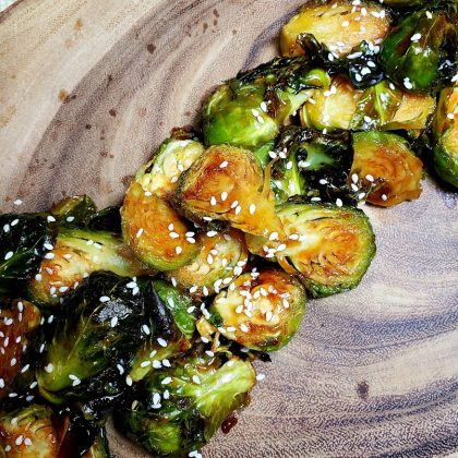 Azeka Honey Sriracha Brussel Sprouts