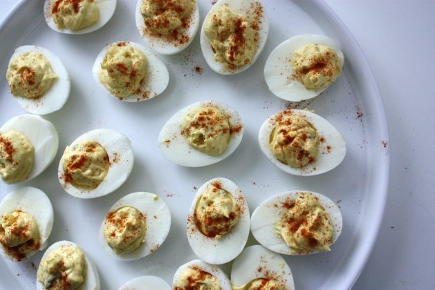 Sriracha Deviled Eggs